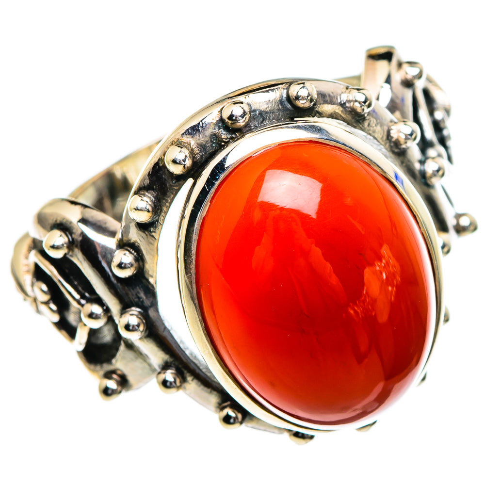 Red Onyx Rings handcrafted by Ana Silver Co - RING85599