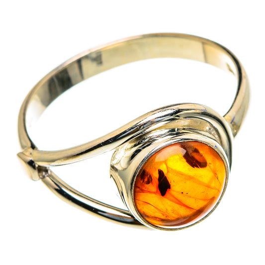 Baltic Amber Rings handcrafted by Ana Silver Co - RING85601