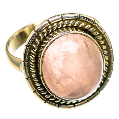 Rose Quartz Rings handcrafted by Ana Silver Co - RING85605
