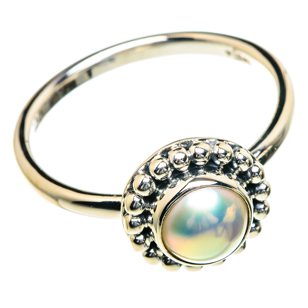 Cultured Pearl Rings handcrafted by Ana Silver Co - RING85617