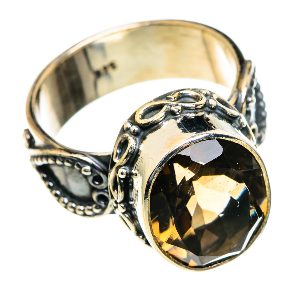 Smoky Quartz Rings handcrafted by Ana Silver Co - RING85643