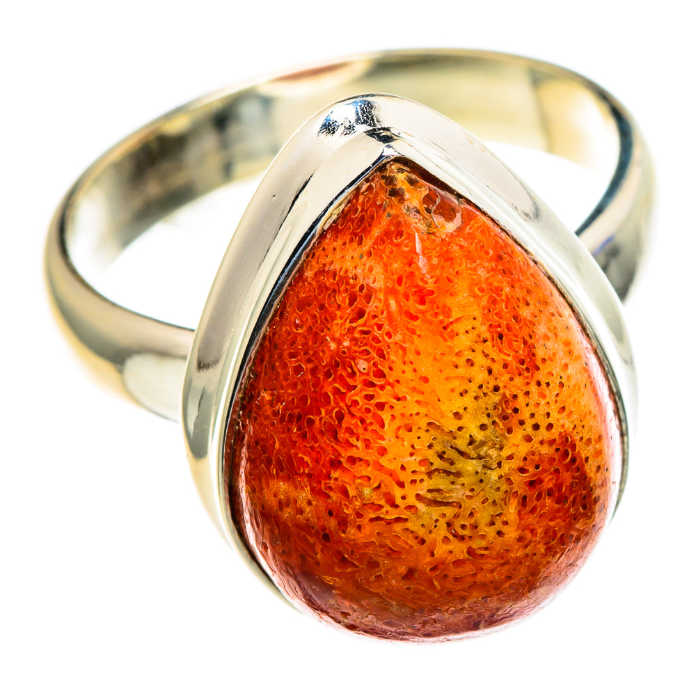 Sponge Coral Rings handcrafted by Ana Silver Co - RING85646
