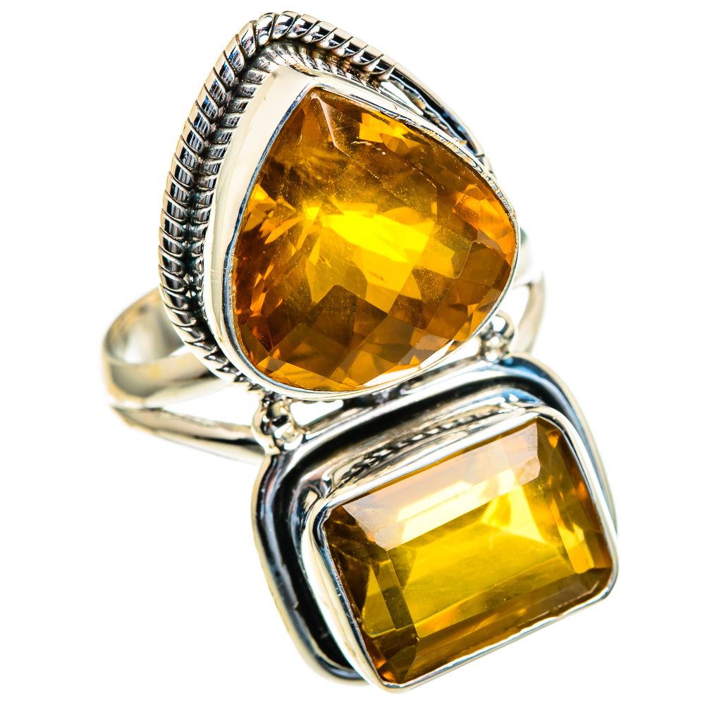 Mandarin Citrine Rings handcrafted by Ana Silver Co - RING85648