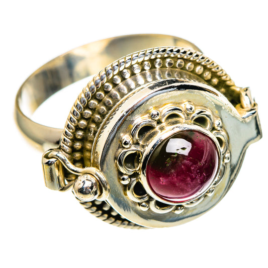 Watermelon Tourmaline Rings handcrafted by Ana Silver Co - RING85650