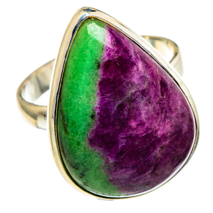 Ruby Zoisite Rings handcrafted by Ana Silver Co - RING85657