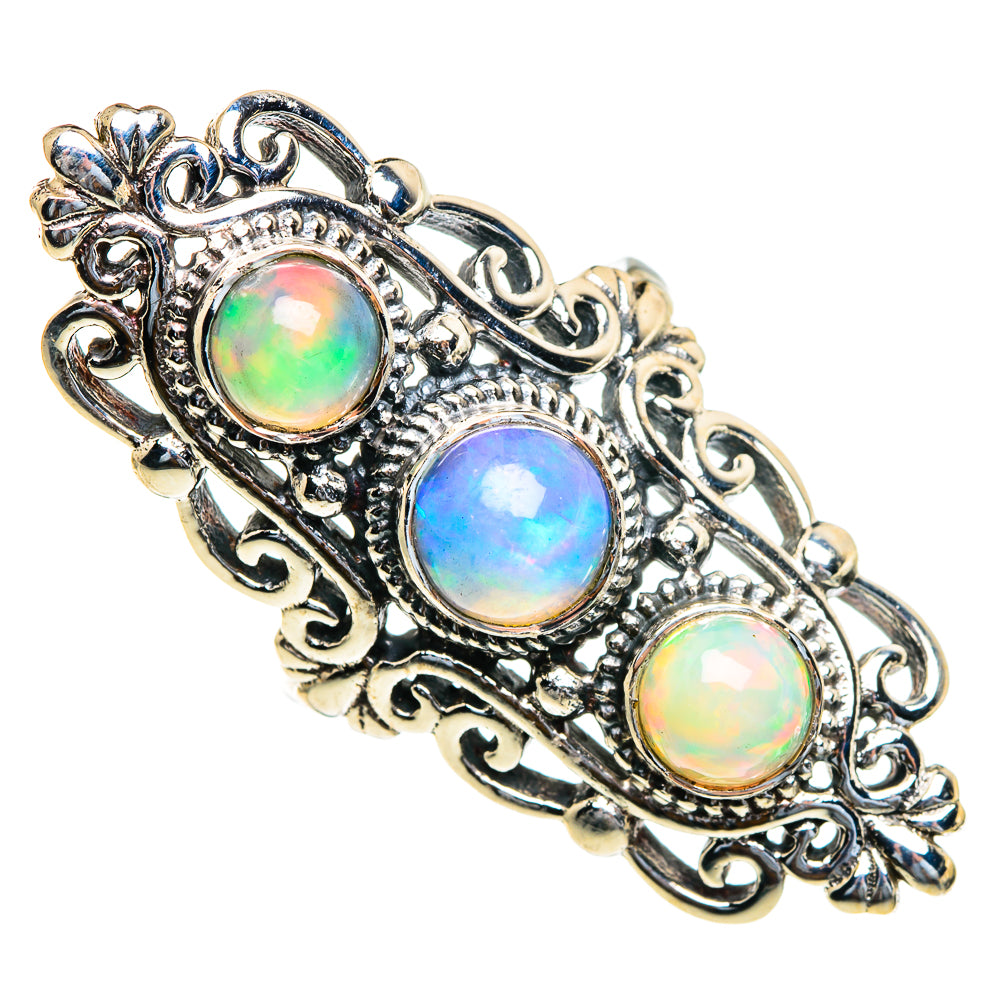 Ethiopian Opal Rings handcrafted by Ana Silver Co - RING85660