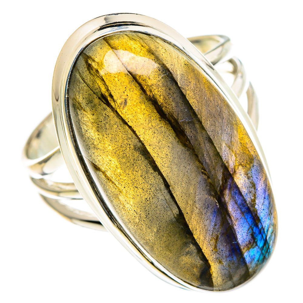 Labradorite Rings handcrafted by Ana Silver Co - RING85665