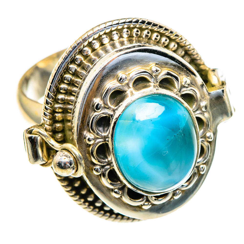 Larimar Rings handcrafted by Ana Silver Co - RING85666