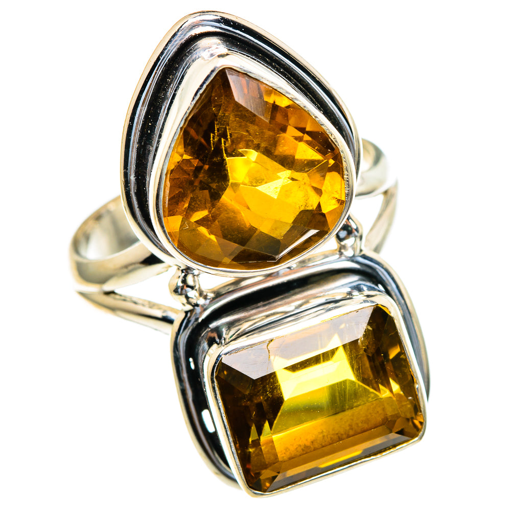 Mandarin Citrine Rings handcrafted by Ana Silver Co - RING85681