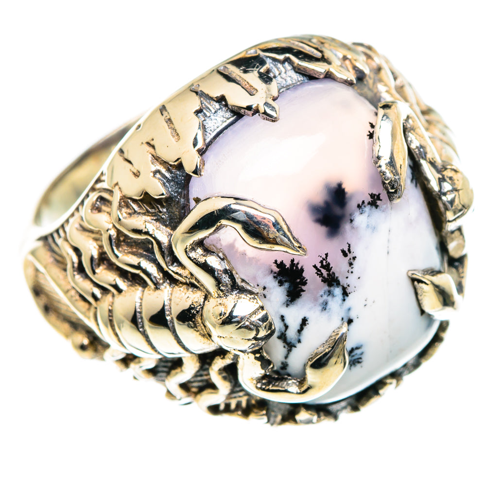 Dendritic Opal Rings handcrafted by Ana Silver Co - RING85684