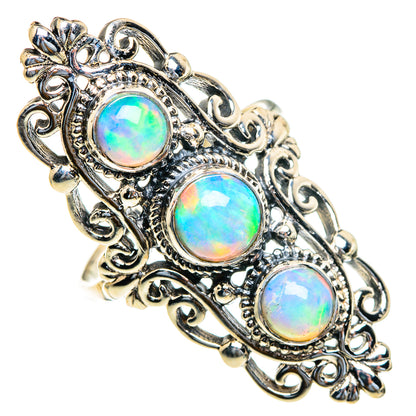 Ethiopian Opal Rings handcrafted by Ana Silver Co - RING85687
