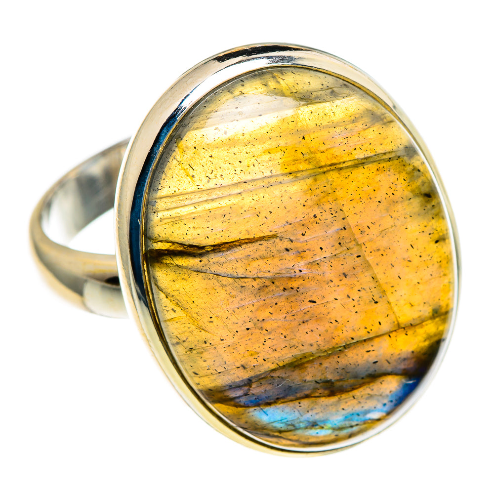 Labradorite Rings handcrafted by Ana Silver Co - RING85691