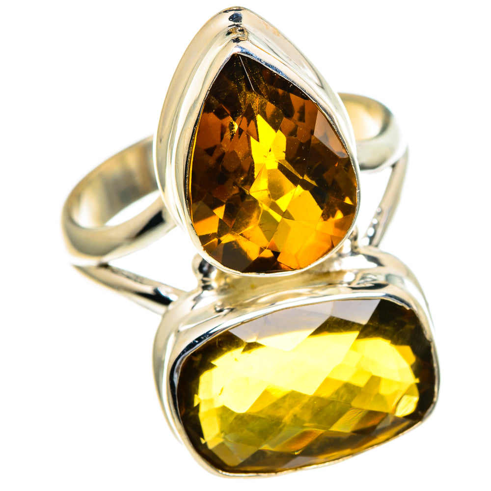 Mandarin Citrine Rings handcrafted by Ana Silver Co - RING85716