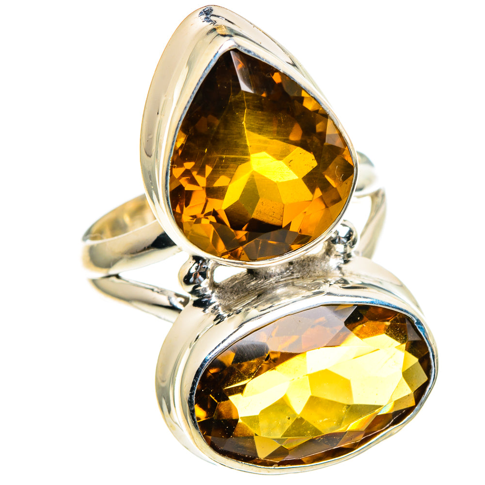 Mandarin Citrine Rings handcrafted by Ana Silver Co - RING85718
