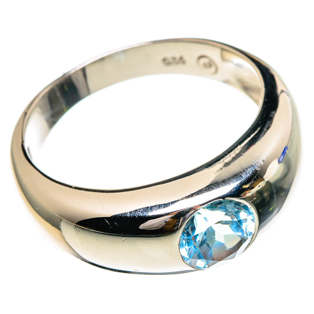 Blue Topaz Rings handcrafted by Ana Silver Co - RING85723