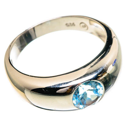 Blue Topaz Rings handcrafted by Ana Silver Co - RING85723
