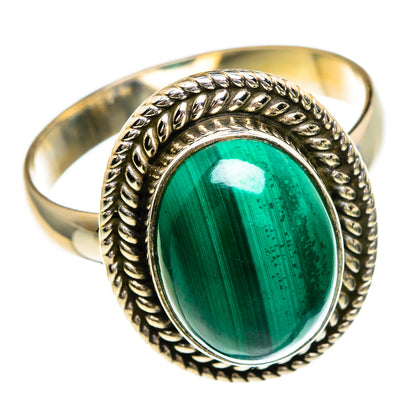 Malachite Rings handcrafted by Ana Silver Co - RING85729