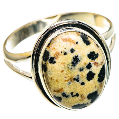 Dalmatian Jasper Rings handcrafted by Ana Silver Co - RING85733