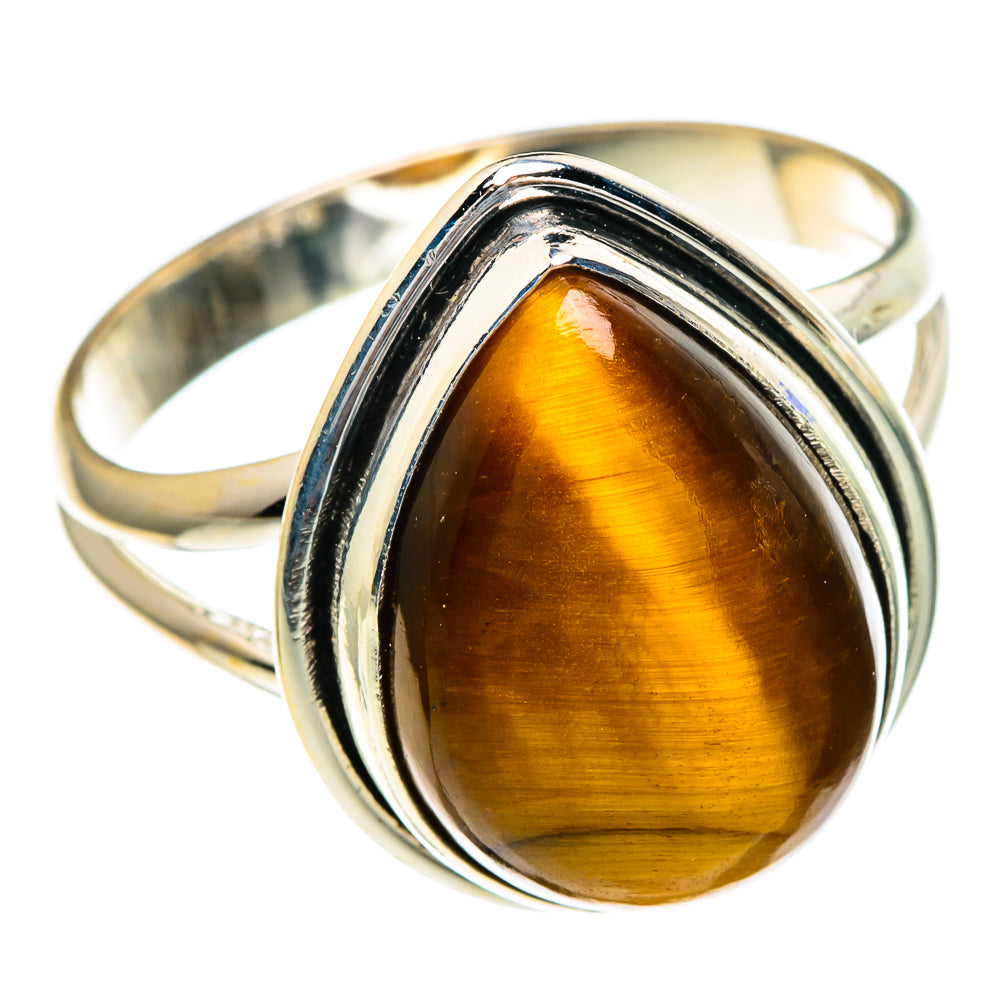 Tiger Eye Rings handcrafted by Ana Silver Co - RING85738
