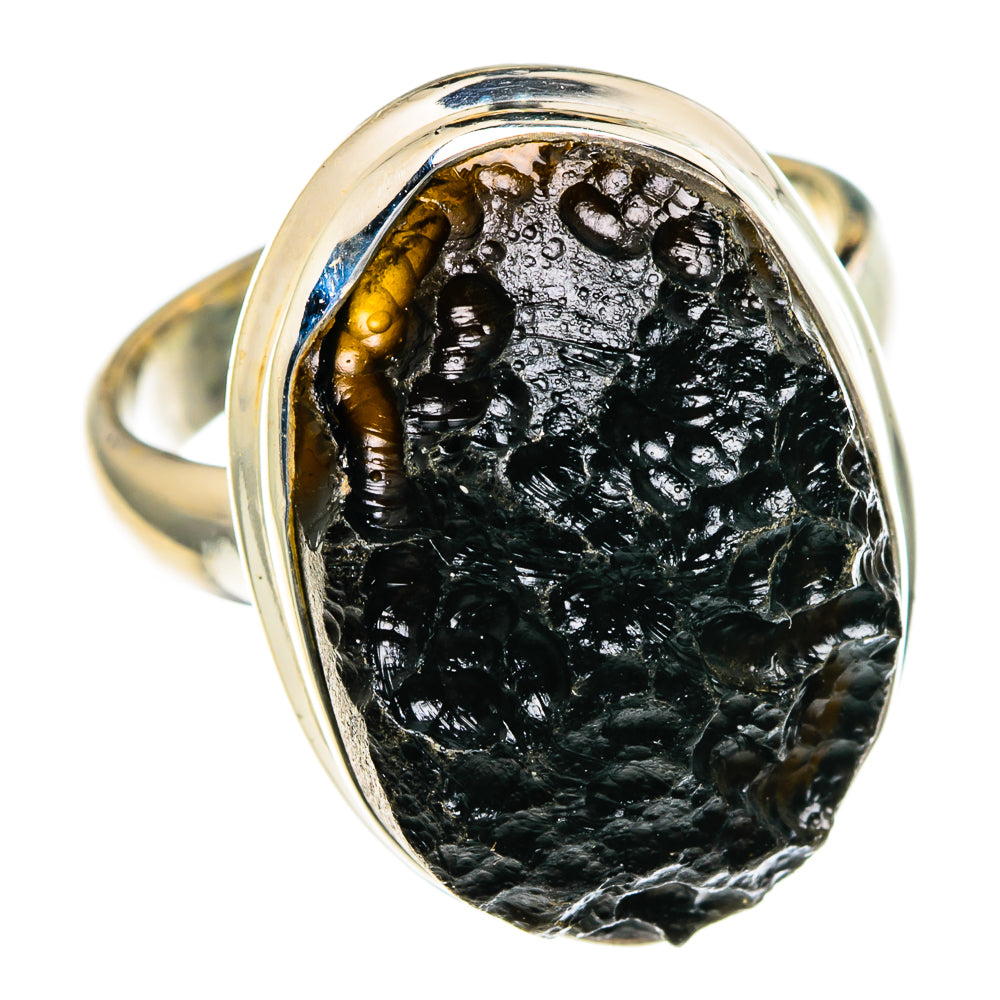 Tektite Rings handcrafted by Ana Silver Co - RING85752