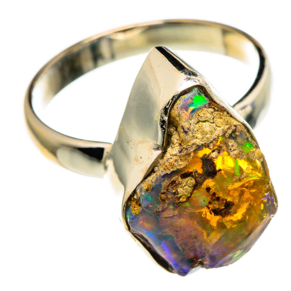 Ethiopian Opal Rings handcrafted by Ana Silver Co - RING85761