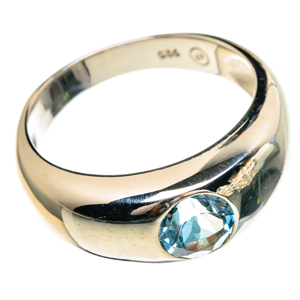 Blue Topaz Rings handcrafted by Ana Silver Co - RING85766 - Photo 2