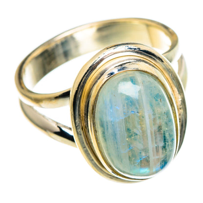 Rainbow Moonstone Rings handcrafted by Ana Silver Co - RING85778