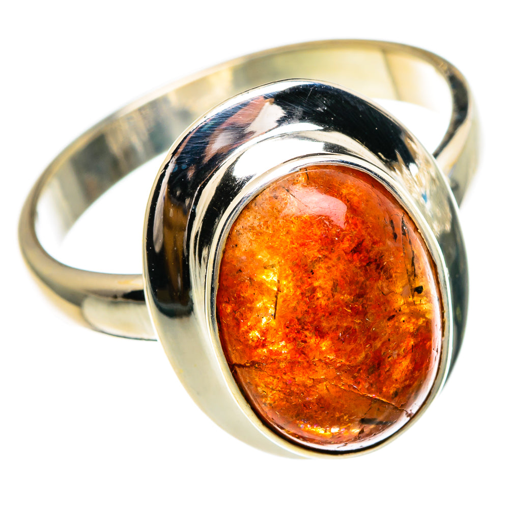 Sunstone Rings handcrafted by Ana Silver Co - RING85786