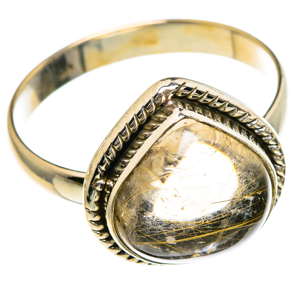 Rutilated Quartz Rings handcrafted by Ana Silver Co - RING85799