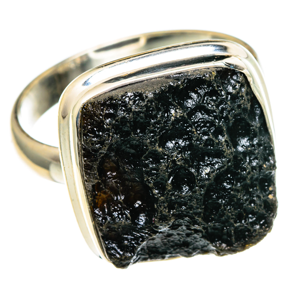 Tektite Rings handcrafted by Ana Silver Co - RING85801