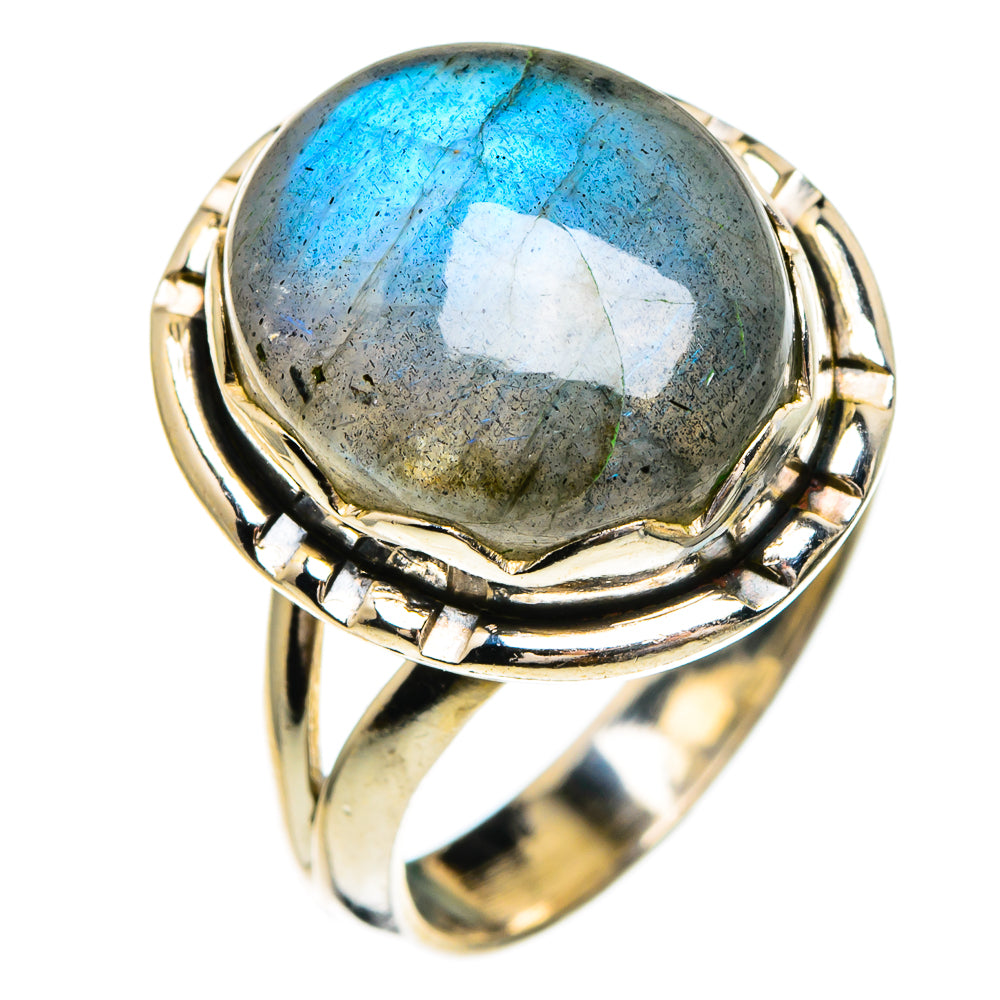 Labradorite Rings handcrafted by Ana Silver Co - RING85818