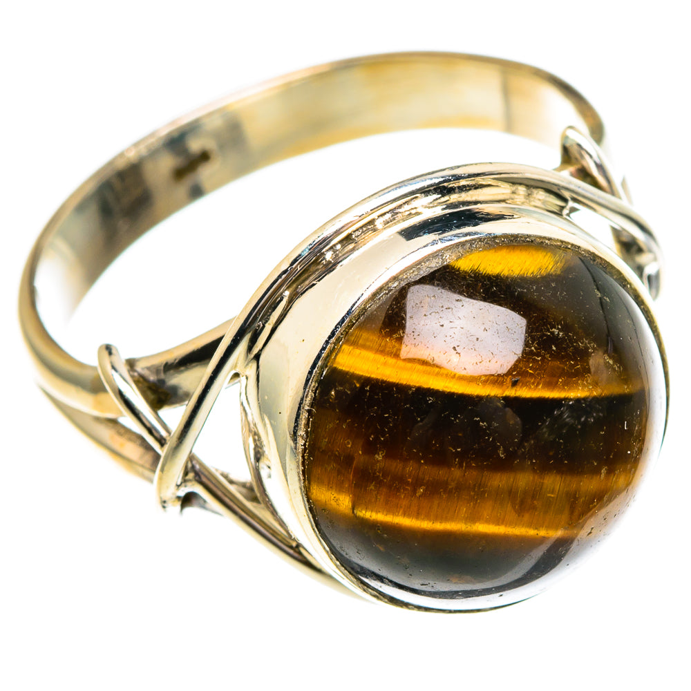 Tiger Eye Rings handcrafted by Ana Silver Co - RING85832