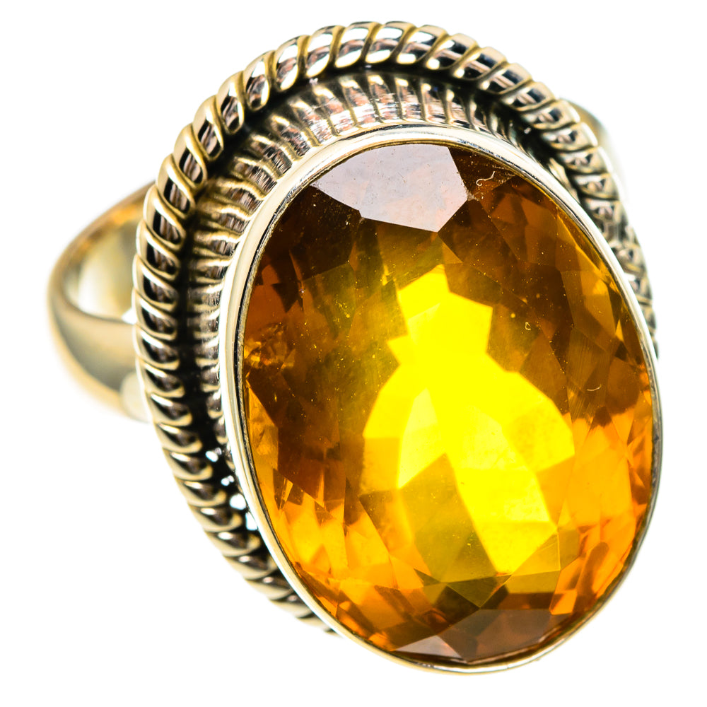 Mandarin Citrine Rings handcrafted by Ana Silver Co - RING85834