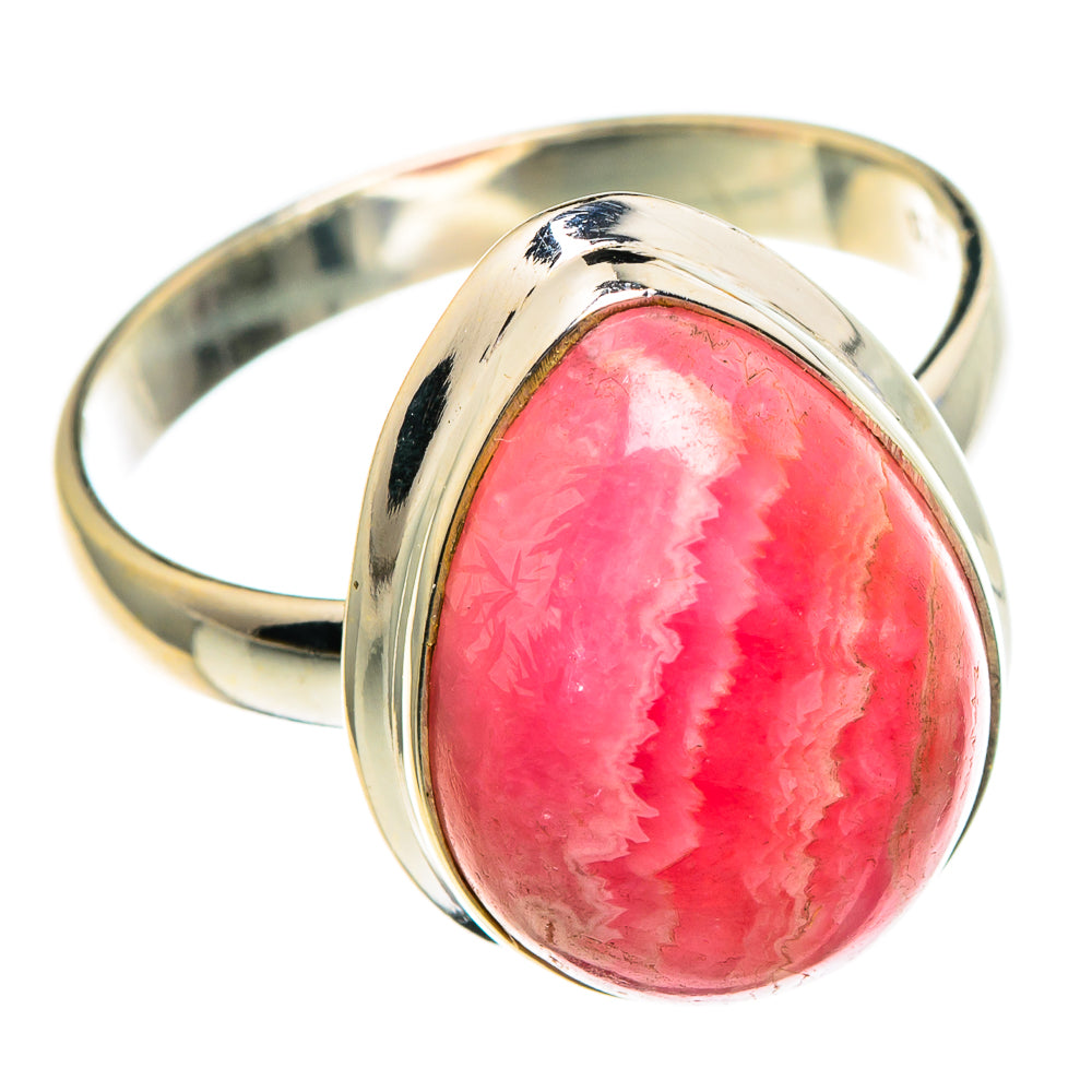 Rhodochrosite Rings handcrafted by Ana Silver Co - RING85836 - Photo 2