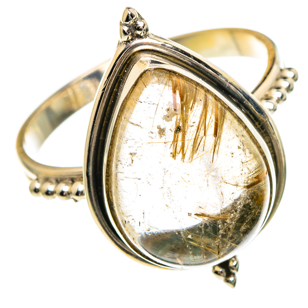 Rutilated Quartz Rings handcrafted by Ana Silver Co - RING85846