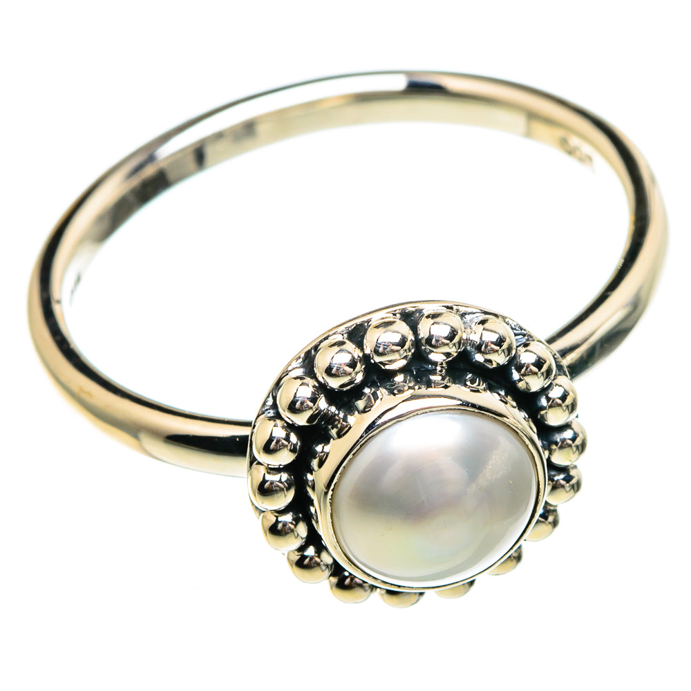 Cultured Pearl Rings handcrafted by Ana Silver Co - RING85853