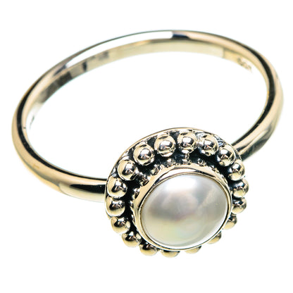 Cultured Pearl Rings handcrafted by Ana Silver Co - RING85853