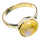 Yellow Moonstone Rings handcrafted by Ana Silver Co - RING85857