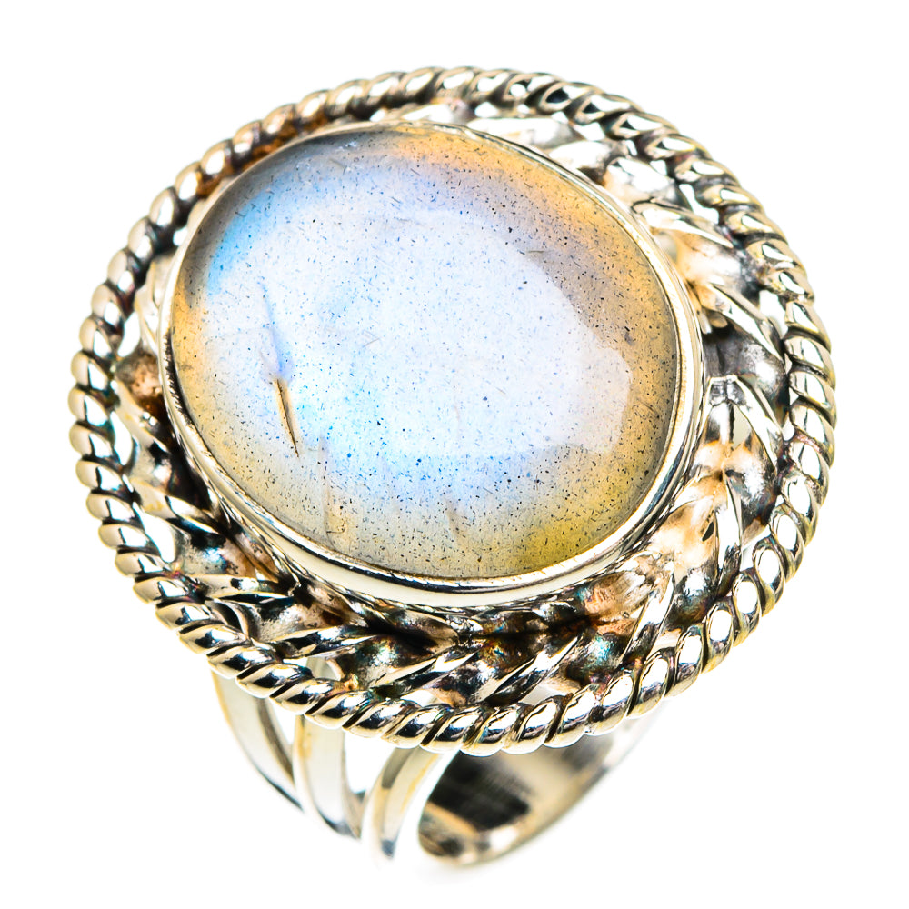 Labradorite Rings handcrafted by Ana Silver Co - RING85867