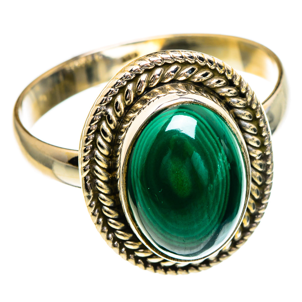 Malachite Rings handcrafted by Ana Silver Co - RING85872