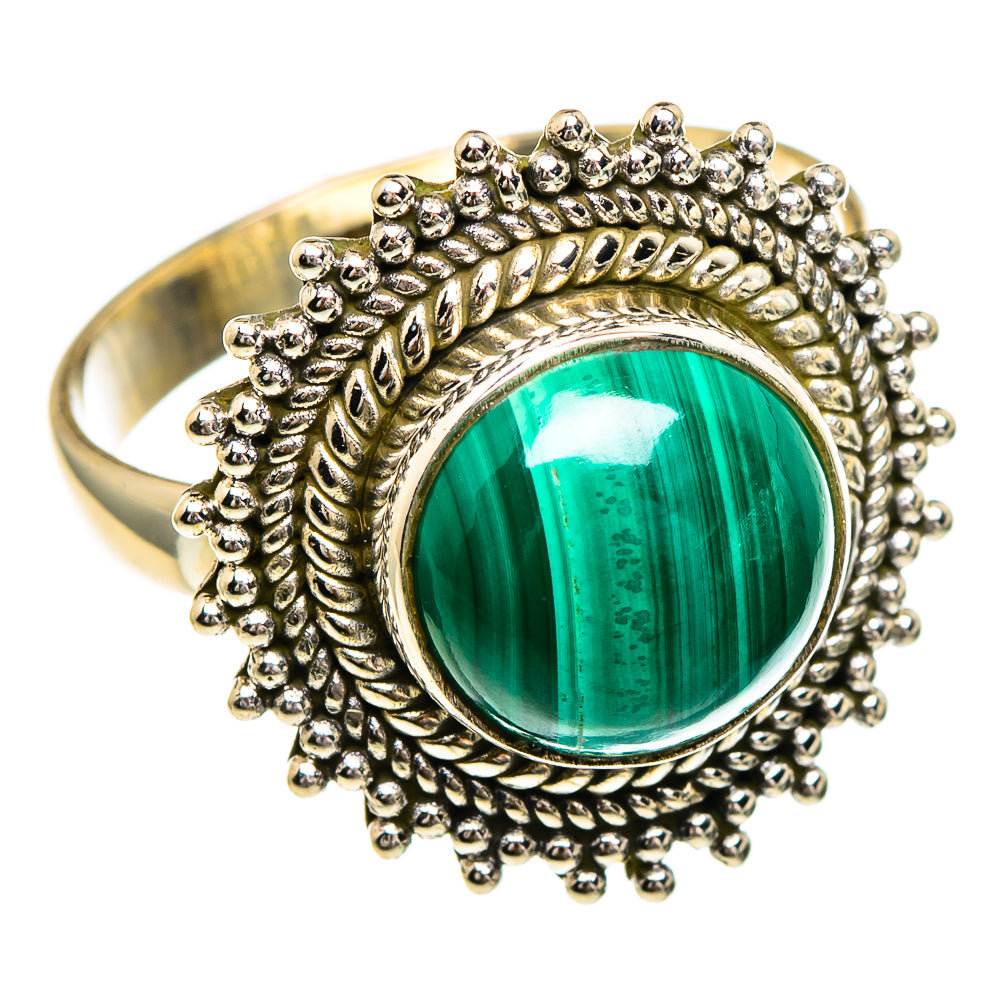 Malachite Rings handcrafted by Ana Silver Co - RING85875