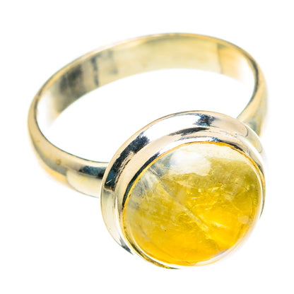 Yellow Moonstone Rings handcrafted by Ana Silver Co - RING85904