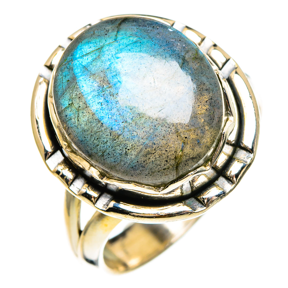 Labradorite Rings handcrafted by Ana Silver Co - RING85910