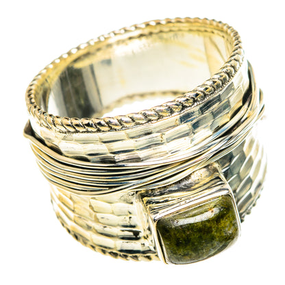 Green Tourmaline Rings handcrafted by Ana Silver Co - RING85915