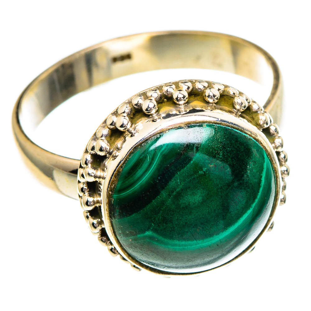 Malachite Rings handcrafted by Ana Silver Co - RING85918