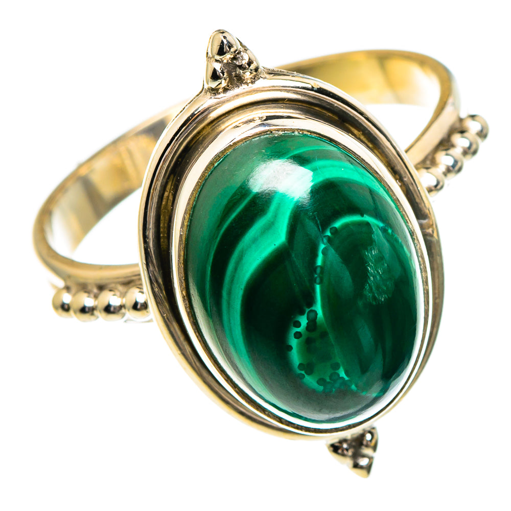 Malachite Rings handcrafted by Ana Silver Co - RING85919