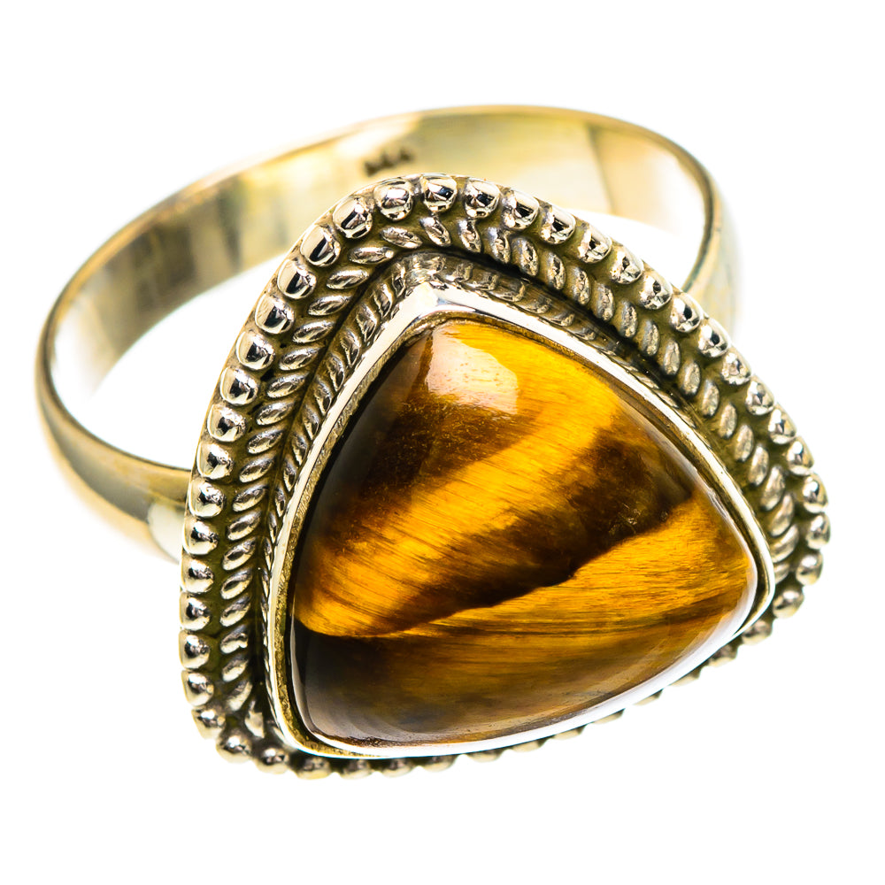 Tiger Eye Rings handcrafted by Ana Silver Co - RING85927