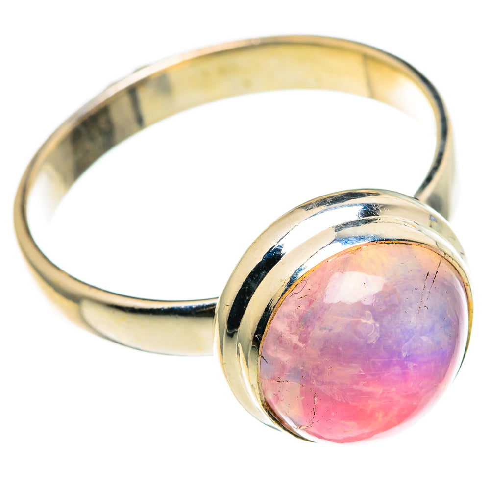 Pink Moonstone Rings handcrafted by Ana Silver Co - RING85936