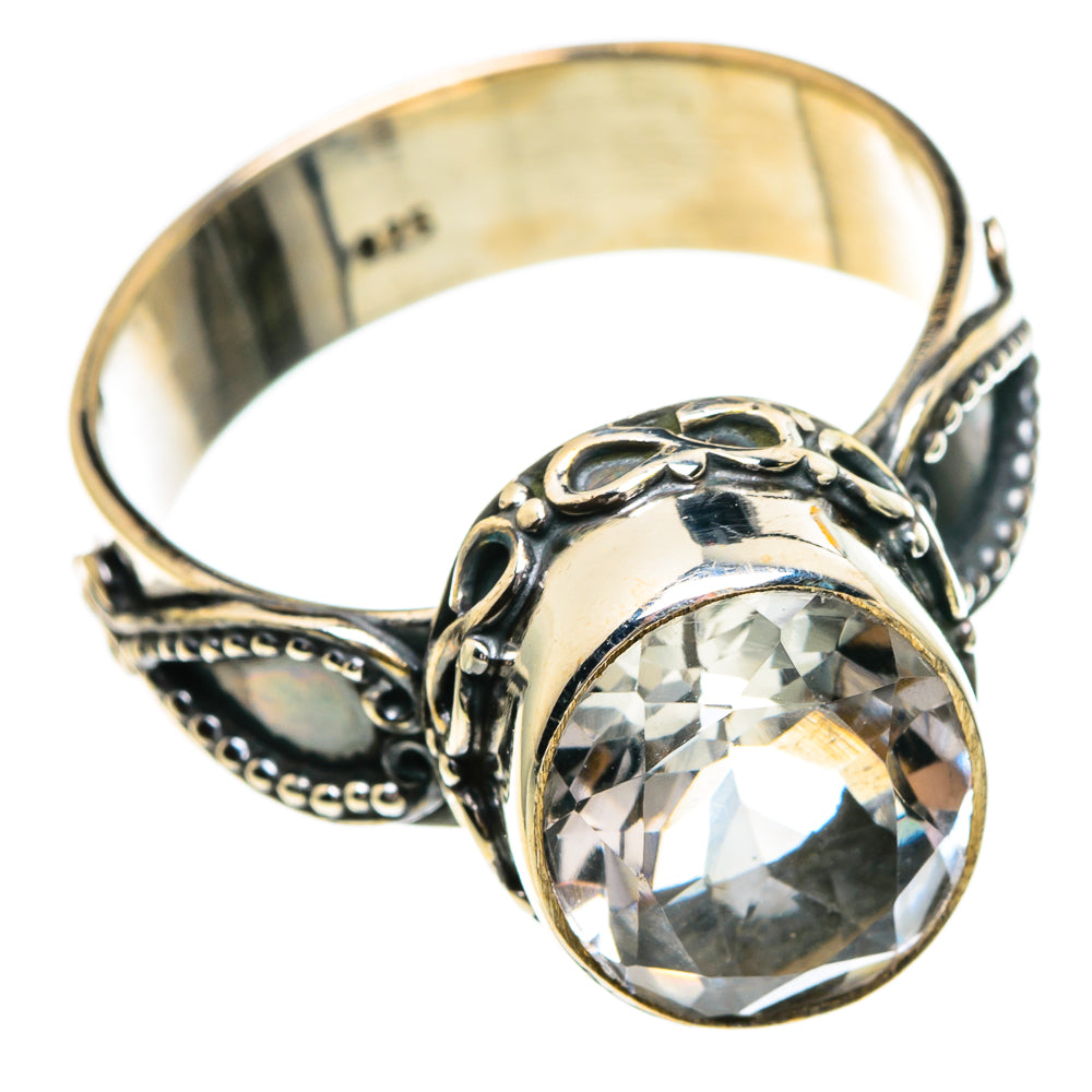 White Quartz Rings handcrafted by Ana Silver Co - RING85950