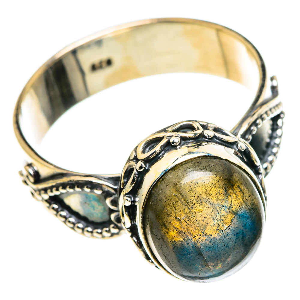 Labradorite Rings handcrafted by Ana Silver Co - RING85957